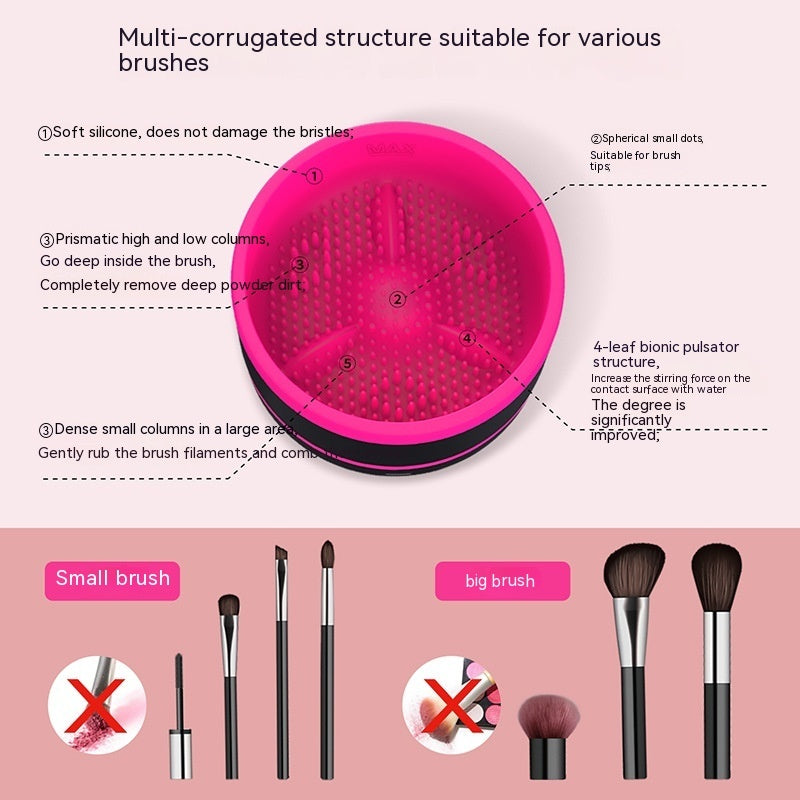 Electric Cosmetic Brush Cleaning Device Type-c Suit Beauty Tools CXJ