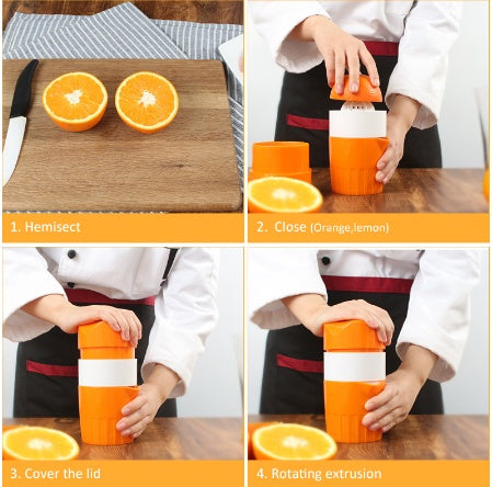 Handheld Manual Citrus Juicer – High‑Quality Squeeze Press