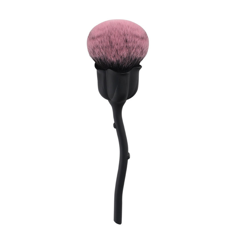 Rose Makeup Brush – Soft Blending & Powder Brush with Floral Handle