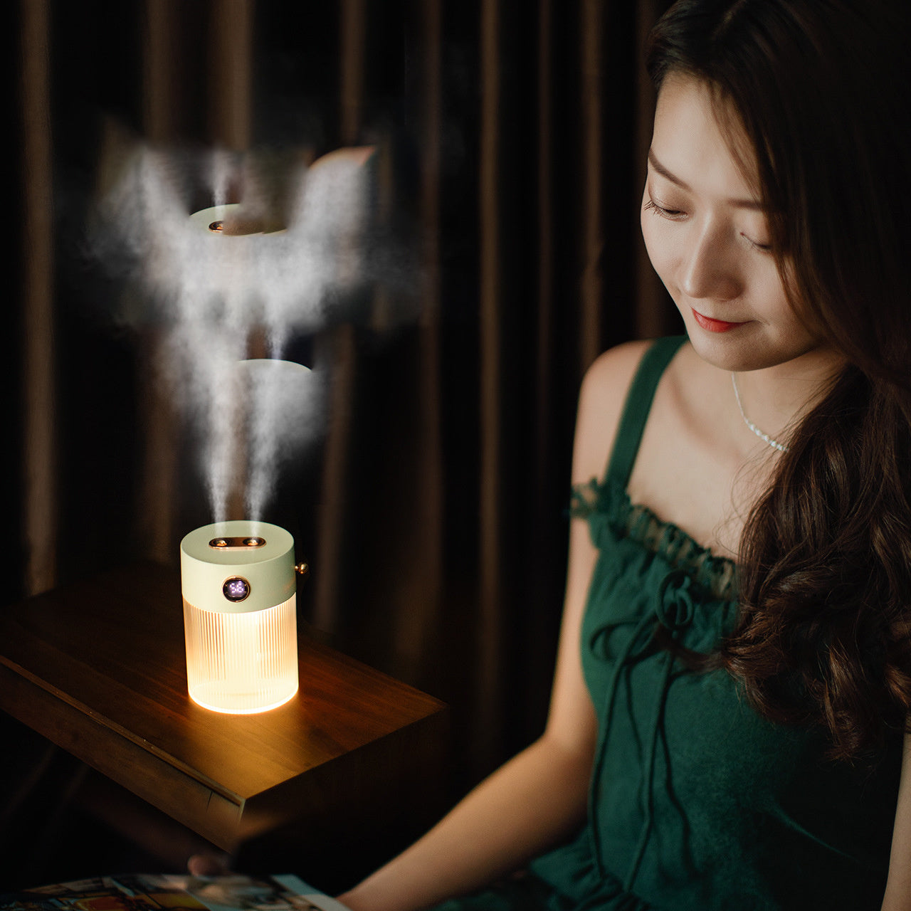 Double Spray Ultrasonic Cool Mist Air Humidifier