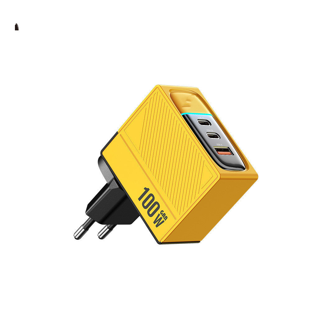 Fast Charging Plug – Foldable Multi-Port Mecha Charger for Mobile Devices