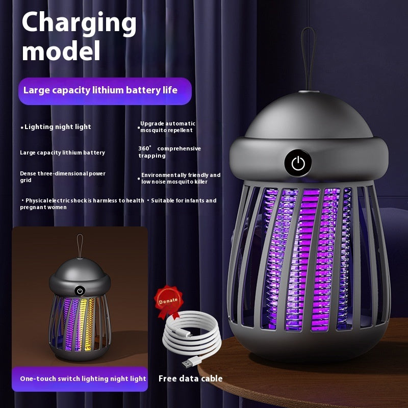 USB Mosquito Killer Lamp – Silent, Rechargeable Insect Trap