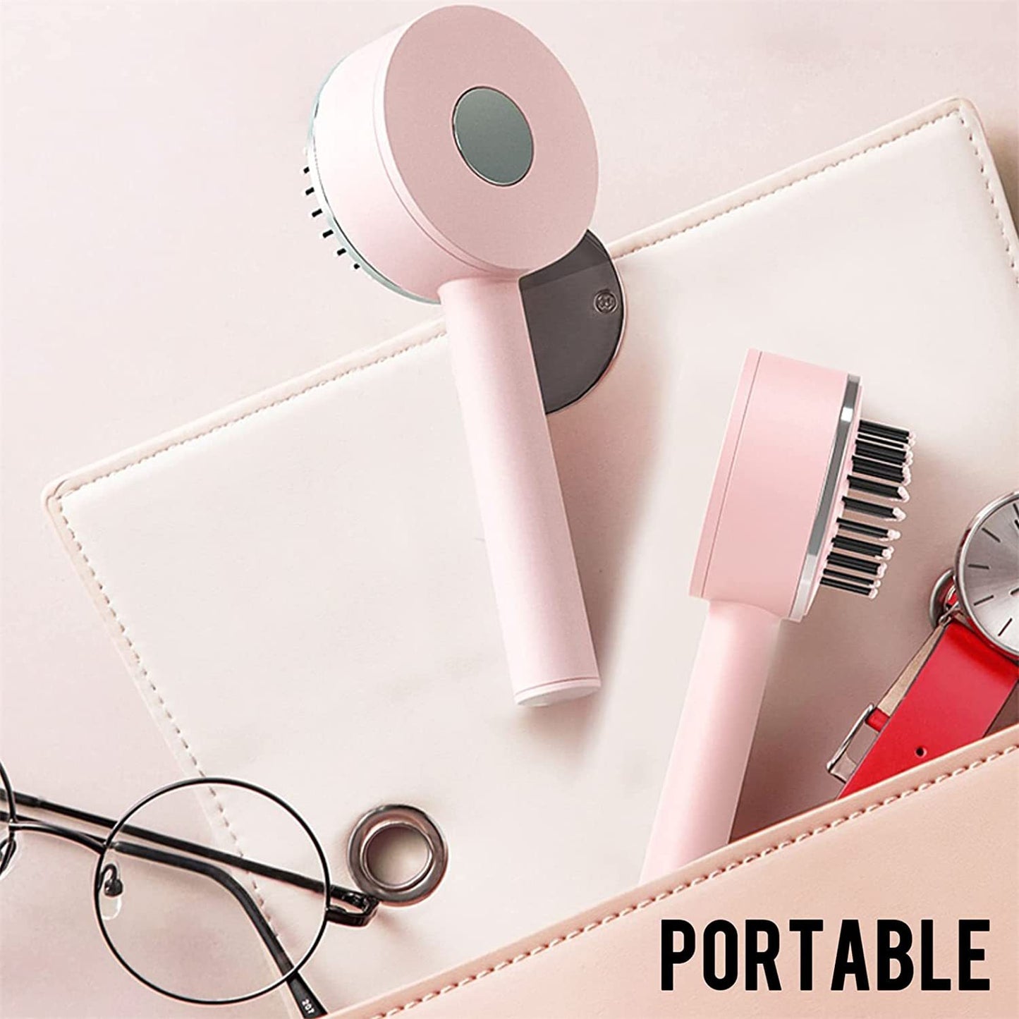 3D Air Cushion Self-Cleaning Hair Brush – Anti-Static Massager for Women