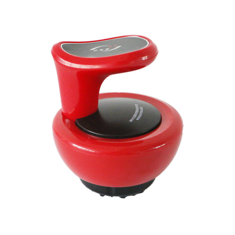 Electric Massagers Red electronic device with a black base on a white background