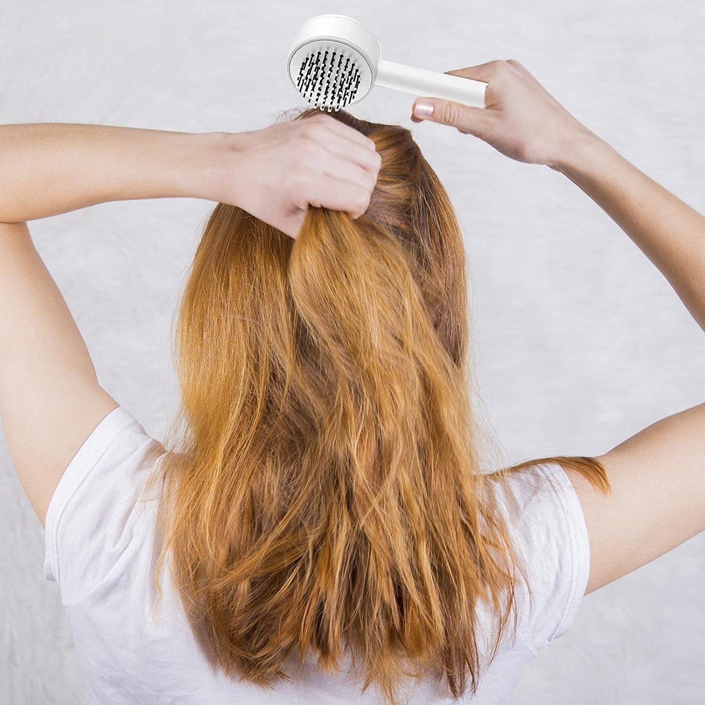 3D Air Cushion Self-Cleaning Hair Brush – Anti-Static Massager for Women
