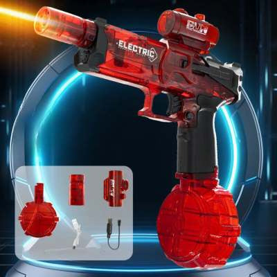 Fire Rat Electric Water Pistol – USB‑Rechargeable LED Spray Gun