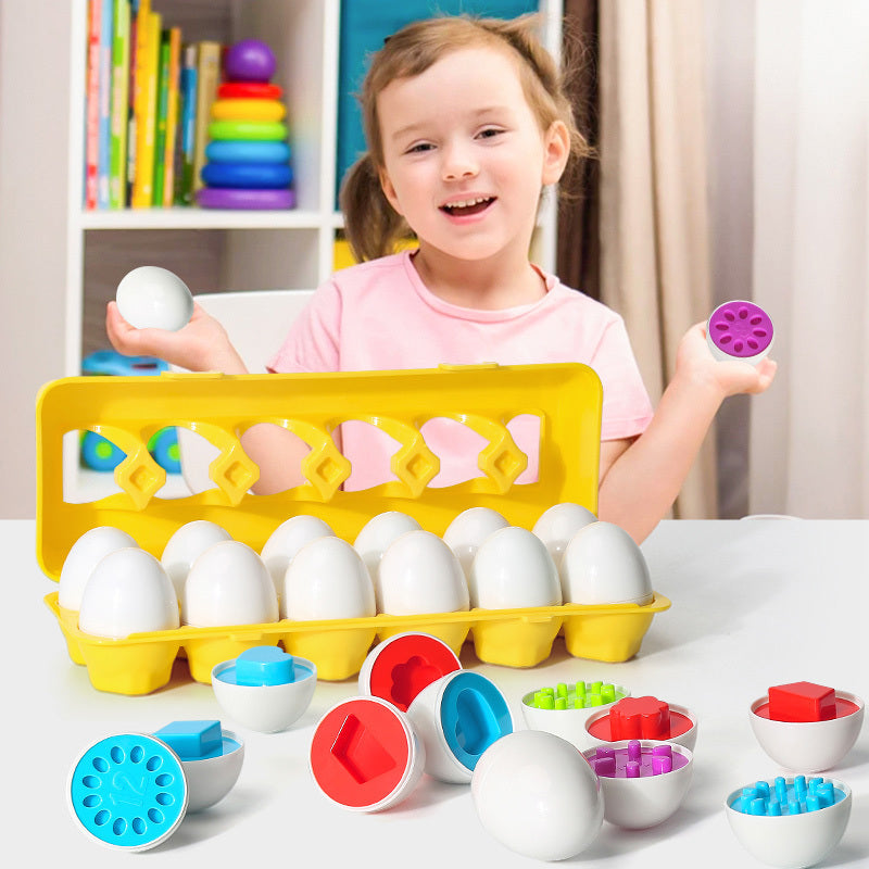 Montessori Smart Egg Shape Sorter & Learning Toy for Toddlers