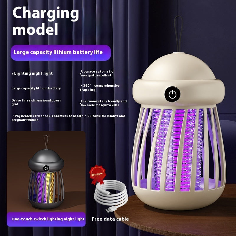 USB Mosquito Killer Lamp – Silent, Rechargeable Insect Trap