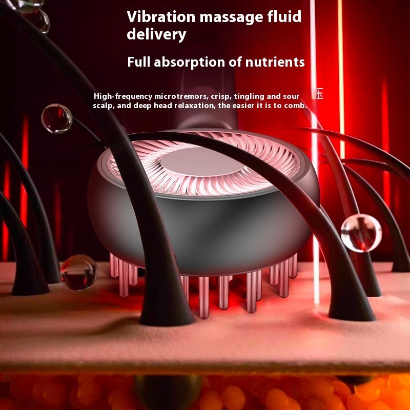 Electric Scalp Massager Comb – Hair Care & Relaxation Tool