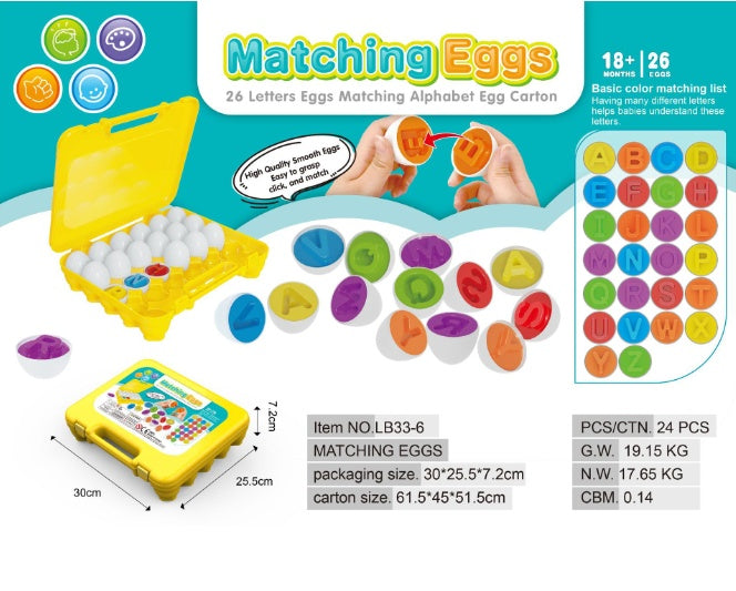 Montessori Smart Egg Shape Sorter & Learning Toy for Toddlers