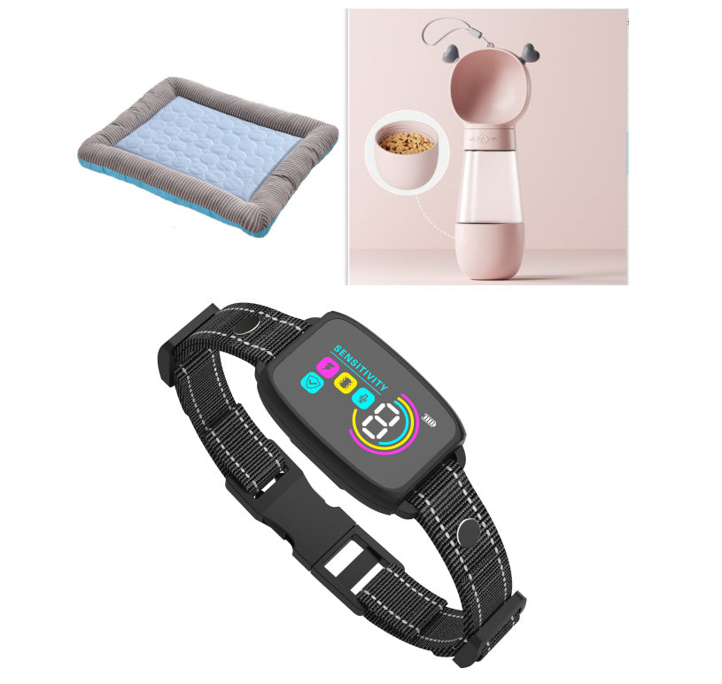 Smart Anti-Bark Dog Collar – Rechargeable Bark Control with HD Display & IP67 Waterproof Protection