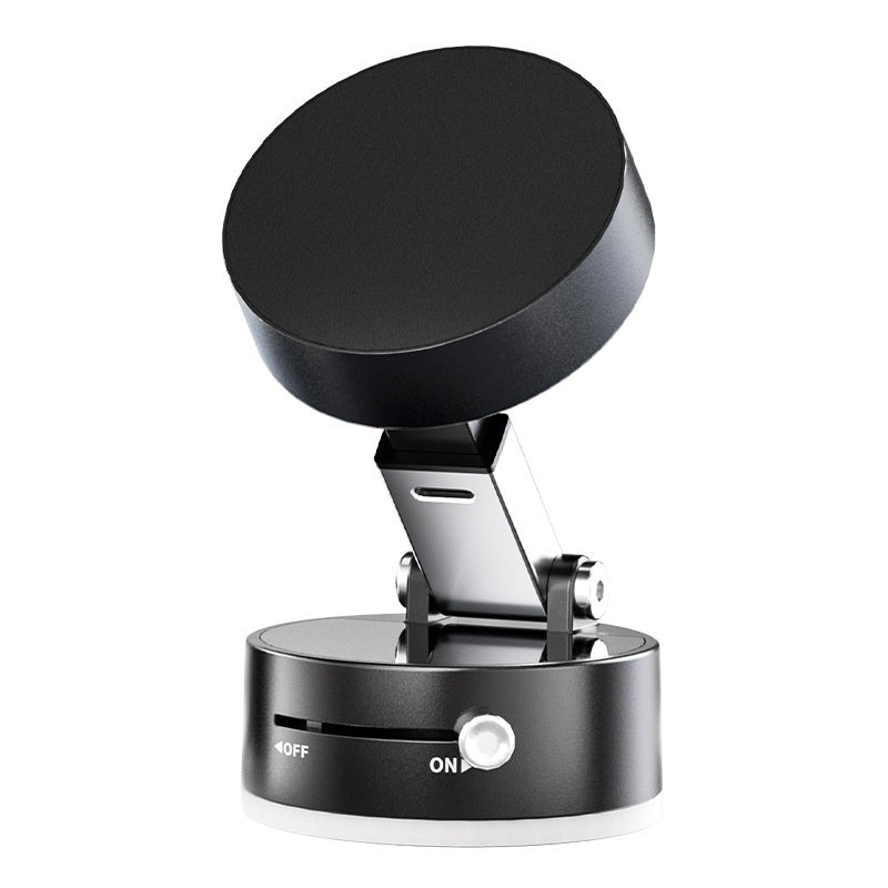 Foldable Magnetic Car Phone Mount – 360° Vacuum Suction with Hands-Free Navigation