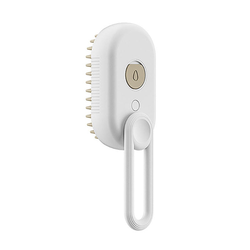 3-in-1 Electric Pet Steam Brush – Grooming, Massage & Hair Removal