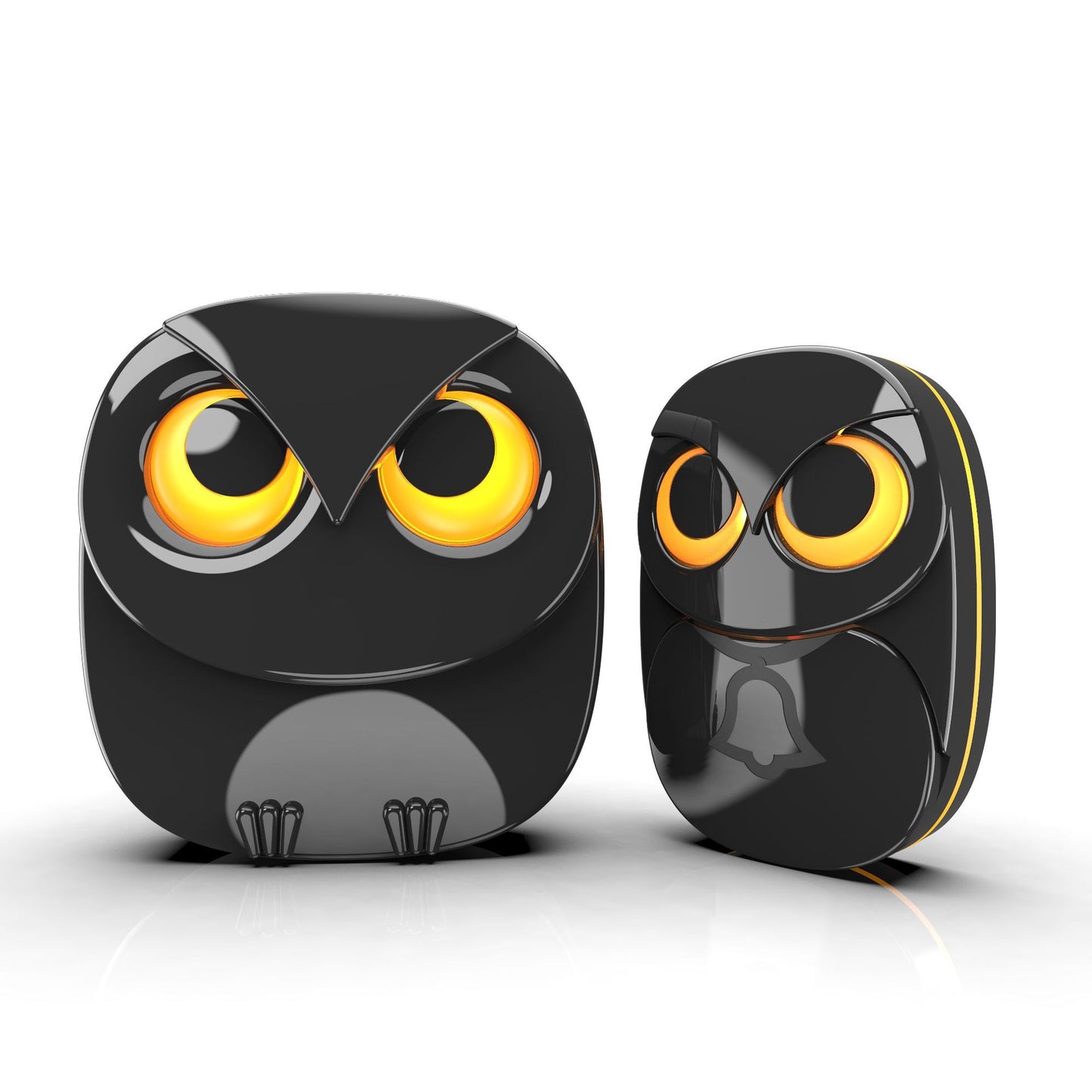 Owl Design Long-Distance Wireless Music Doorbell