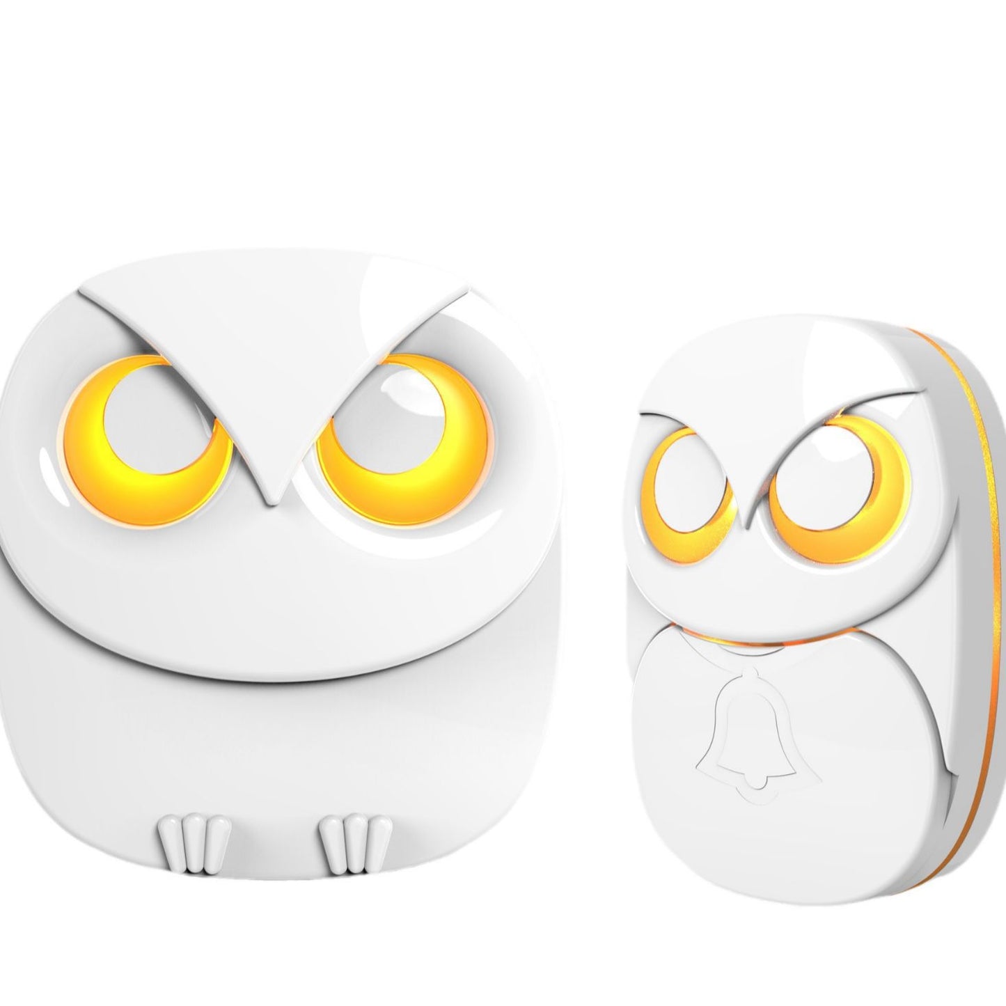 Owl Design Long-Distance Wireless Music Doorbell