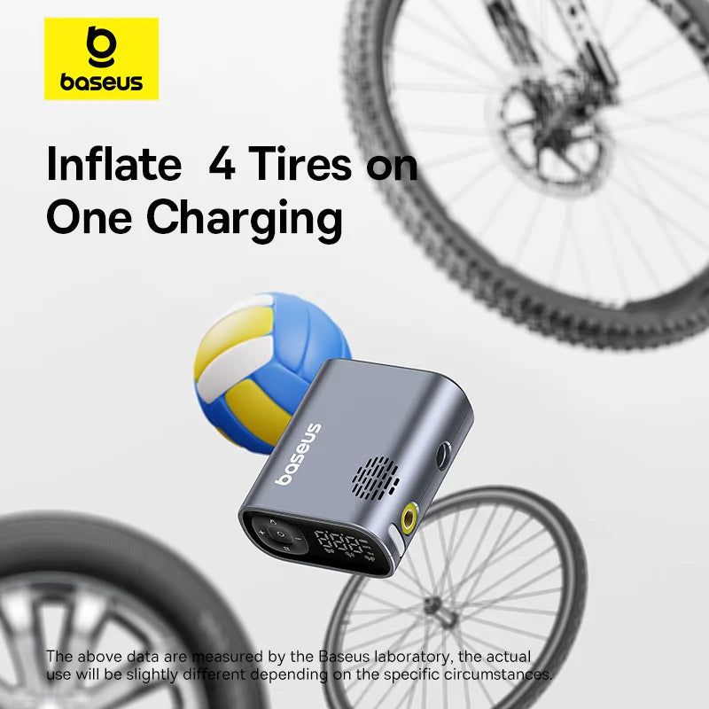 Baseus Electric Bicycle Tire Inflator 150psi