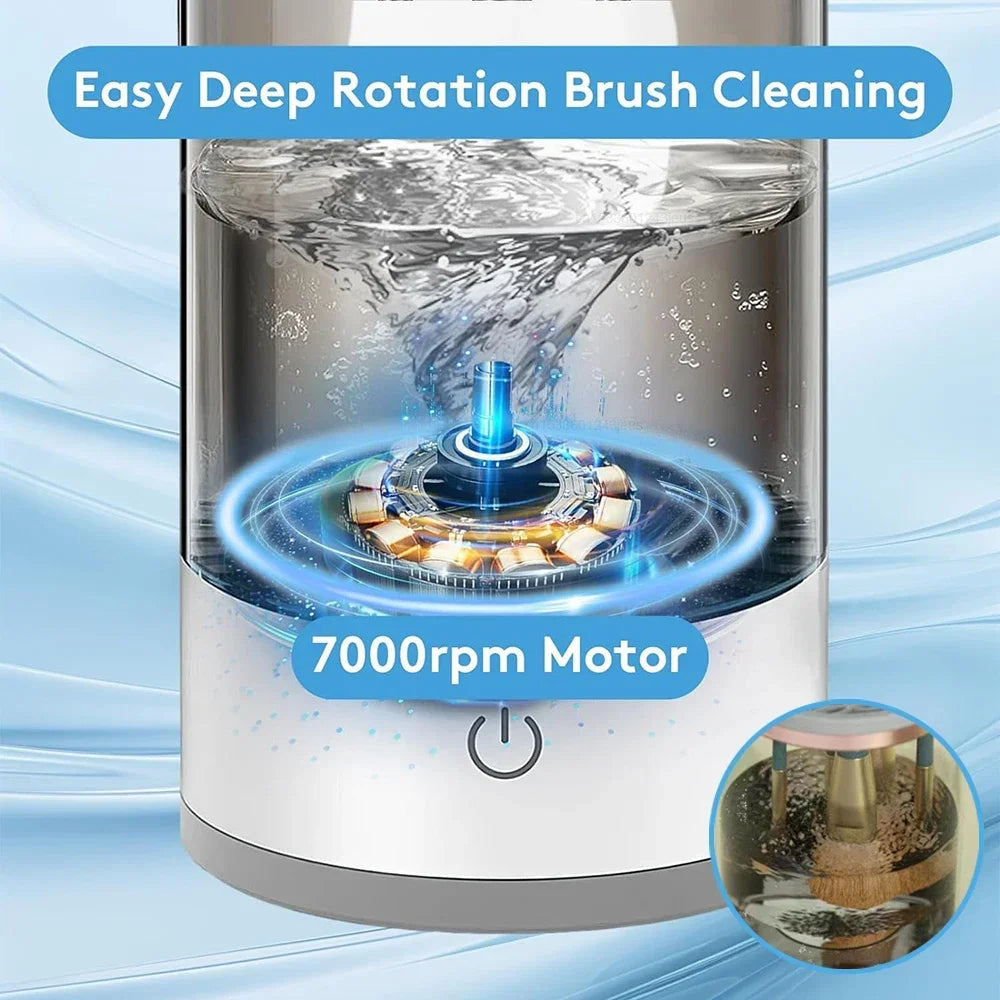 Electric Makeup Brush Cleaner – Rechargeable & Automatic