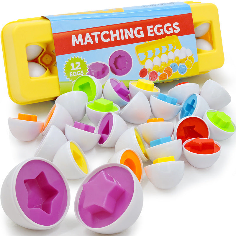 Montessori Smart Egg Shape Sorter & Learning Toy for Toddlers