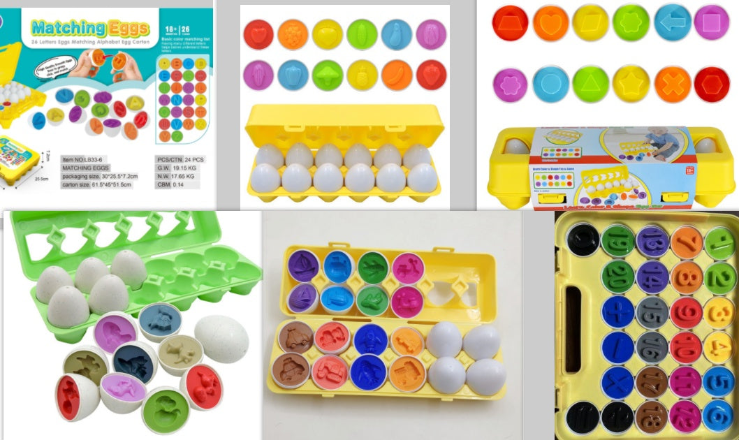 Montessori Smart Egg Shape Sorter & Learning Toy for Toddlers