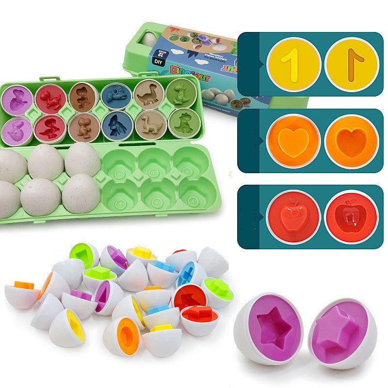Montessori Smart Egg Shape Sorter & Learning Toy for Toddlers