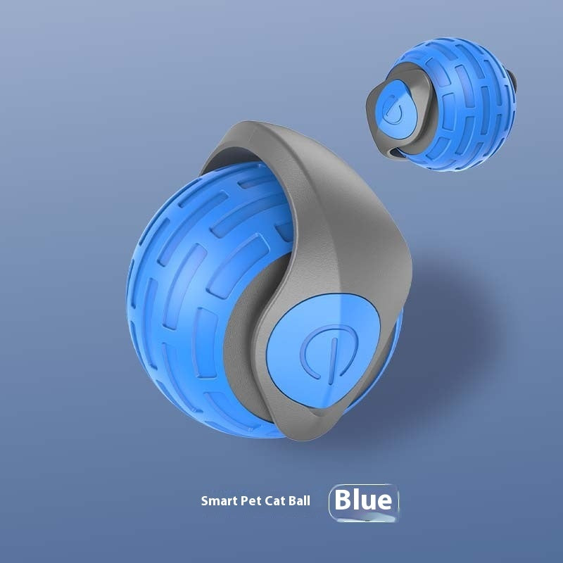 Interactive Electric Cat Toy Ball – USB Rechargeable Smart Auto-Rolling Teaser for Cats & Kittens