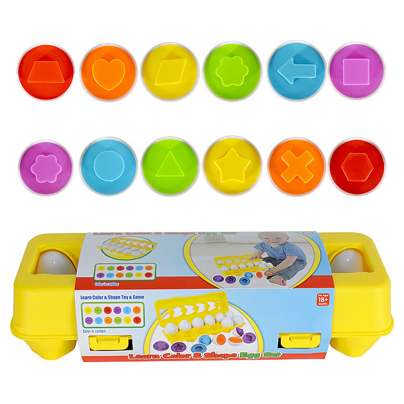 Montessori Smart Egg Shape Sorter & Learning Toy for Toddlers
