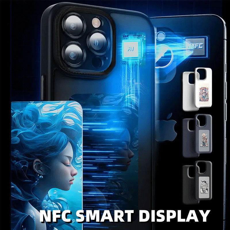 E-Ink Display Phone Case – Battery-Free Personalized Projection Cover for iPhone/Android