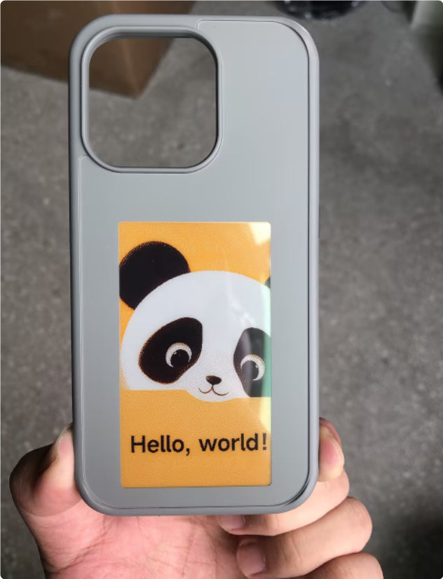 E-Ink Display Phone Case – Battery-Free Personalized Projection Cover for iPhone/Android