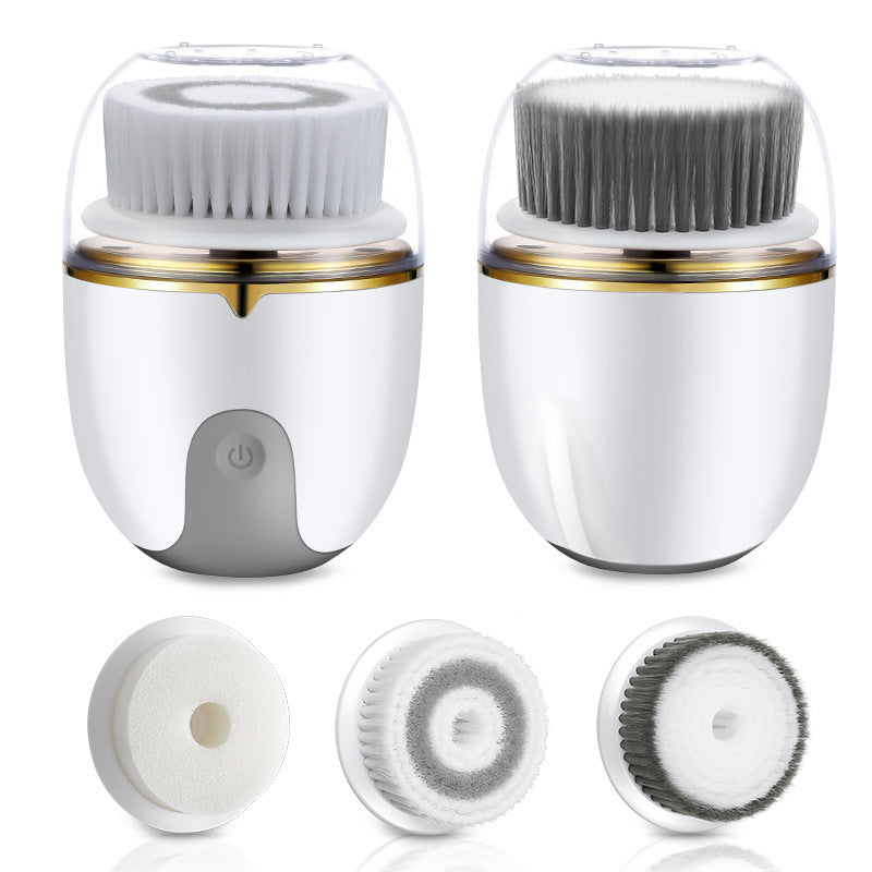 Washing Brush Electric Cleansing Instrument Interchangeable Head Makeup Brush
