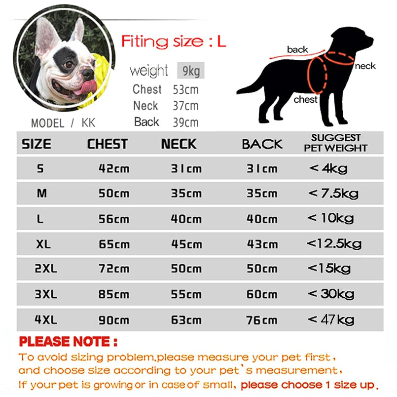Waterproof Coat for Pet Dog