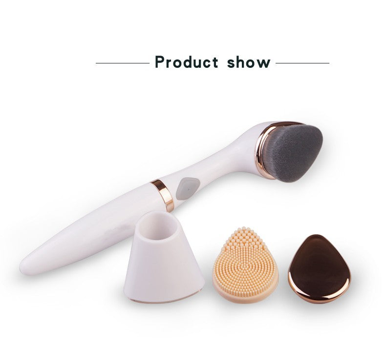 3-in-1 Facial Cleansing Brush – Deep Clean, Exfoliate & Massage