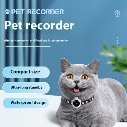 Pet Camera Collar with Motion Recording – Tracker & Action Cam for Dogs and Cats