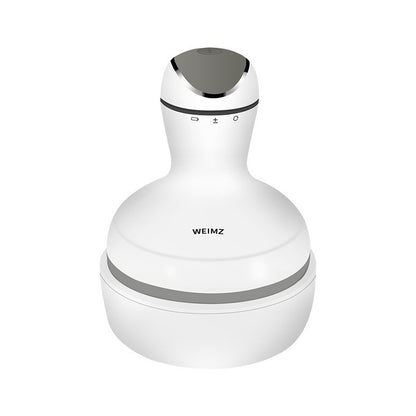Rechargeable Electric Scalp Head Massager - gold cap on a white background Electric Massagers
