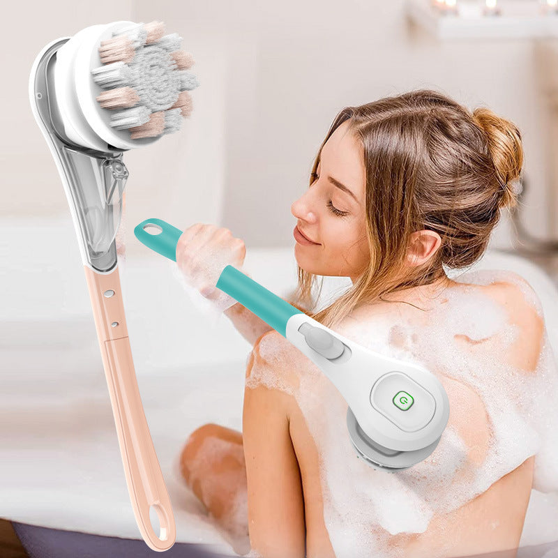 6-in-1 Electric Bath Brush – Full-Body Spa Cleaning Tool