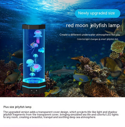 17-Color Changing Jellyfish Lava Lamp with Remote Control