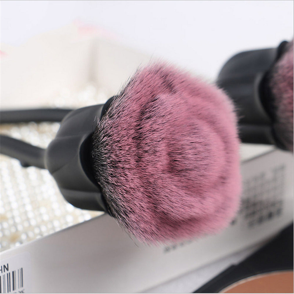 Rose Makeup Brush – Soft Blending & Powder Brush with Floral Handle
