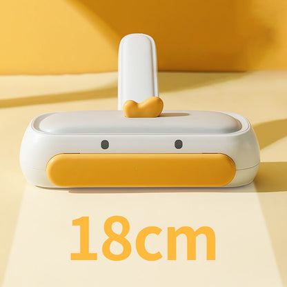 Small white and yellow device on a yellow background with '18cm' text.