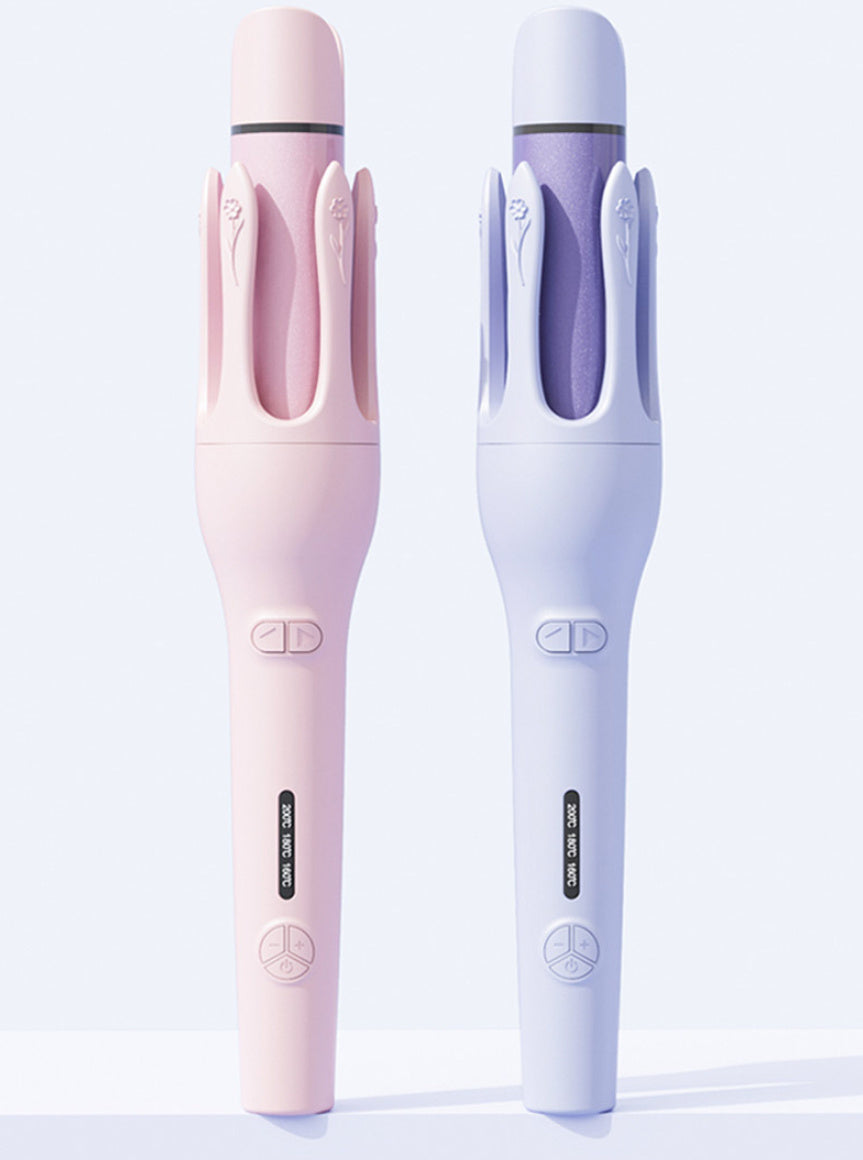 2-in-1 Automatic Hair Curler & Straightener – Fast-Heating Ceramic Styling Tool with Negative Ions