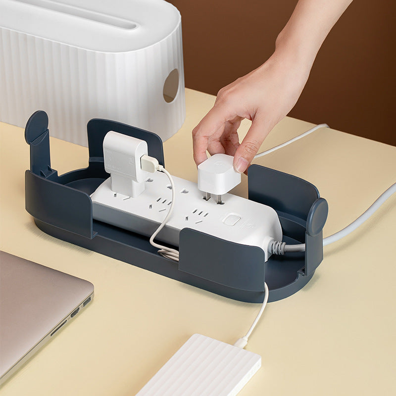 Electrical wire storage and organization box