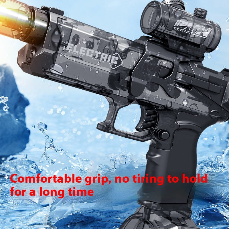 Fire Rat Electric Water Pistol – USB‑Rechargeable LED Spray Gun
