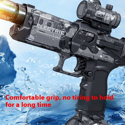 Fire Rat Electric Water Pistol – USB‑Rechargeable LED Spray Gun