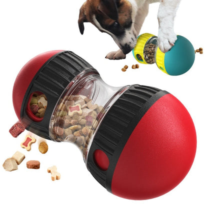 Interactive Food Dispensing Dog Toy – Tumbler Puzzle Ball for Slow Feeding & Mental Stimulation