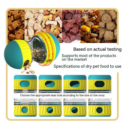 Interactive Food Dispensing Dog Toy – Tumbler Puzzle Ball for Slow Feeding & Mental Stimulation