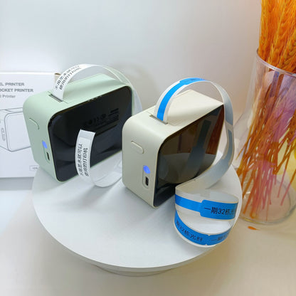 Mobile Bluetooth Label Thermal Printer – Portable Wireless Barcode & Sticker