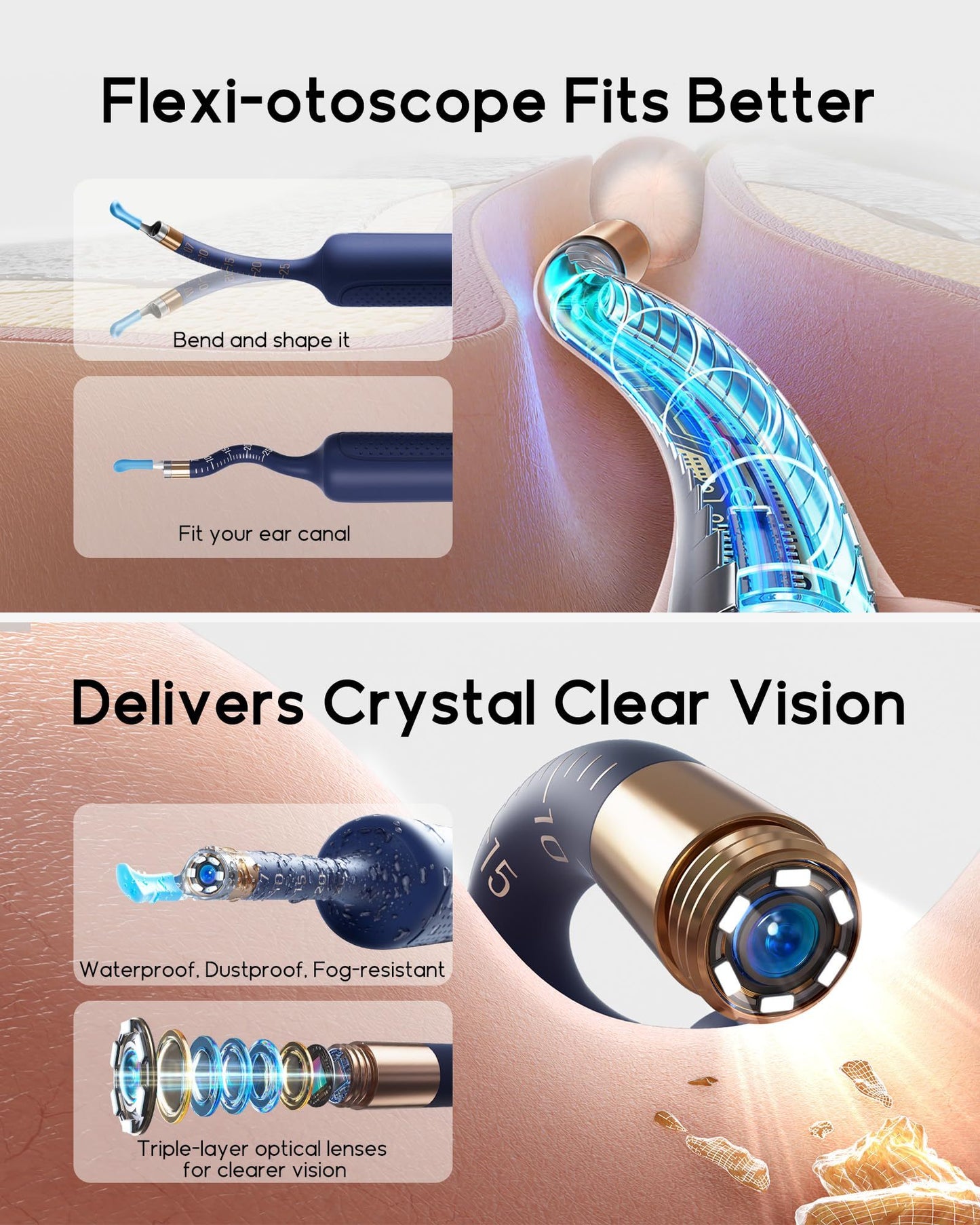Smart Wireless Endoscope Ear Cleaning Tool