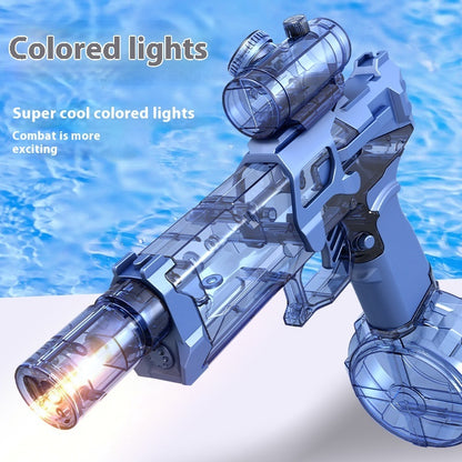 Fire Rat Electric Water Pistol – USB‑Rechargeable LED Spray Gun