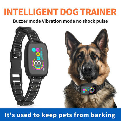 Smart Anti-Bark Dog Collar – Rechargeable Bark Control with HD Display & IP67 Waterproof Protection