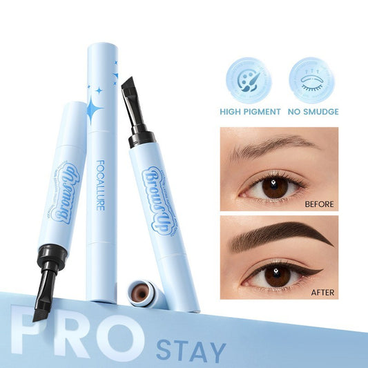 2-in-1 Waterproof Eyebrow Gel & Eyeliner – Long-Lasting 3D Brow Pomade Pencil | 3 Colors Available