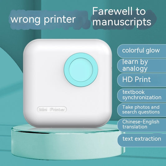 Mini Portable Thermal Printer – Wireless Photo & Label Printer for iOS and Android