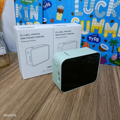 Mobile Bluetooth Label Thermal Printer – Portable Wireless Barcode & Sticker